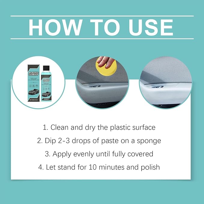 Plastic Clarify for Cars, Plastic Restorer for Cars Exterior, Detailing Spray - Image 8