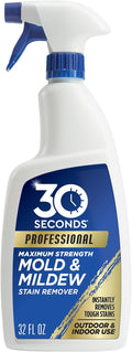 30 SECONDS Pro Mold and Mildew Stain Remover | Scrub Free | Brighter Results by 30SECONDS