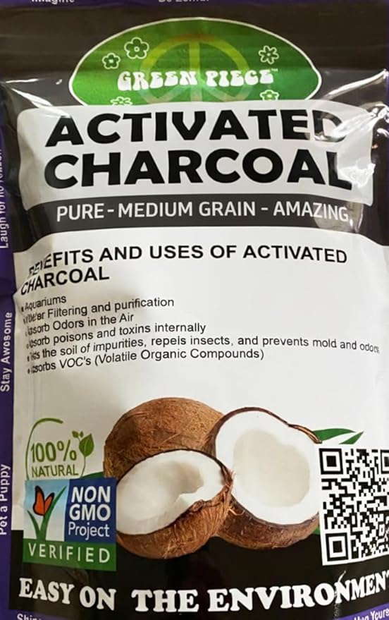 Green Piece® Activated Charcoal Coarse Grain – Resealable 5 lb Bag - Image 3