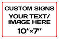 Personalized Aluminum Weatherproof Metal Sign by Repaly