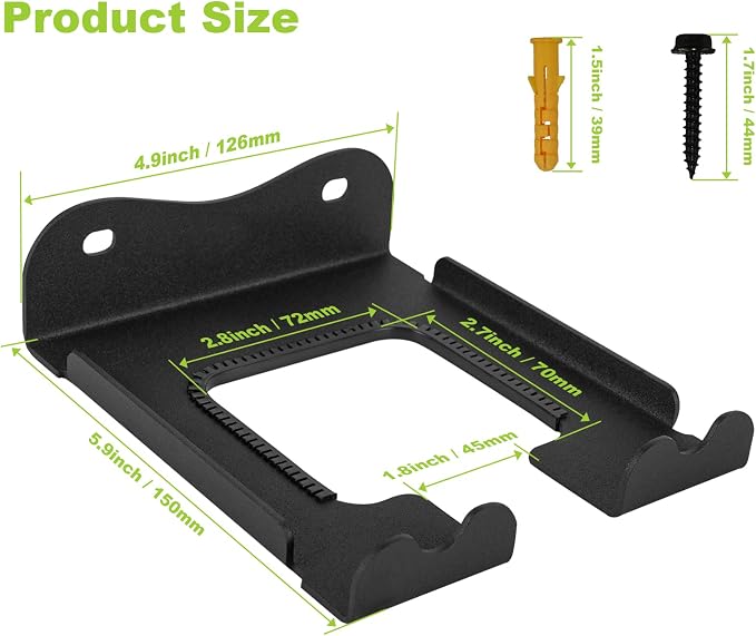 2Pcs Garage Organizer Trimmer Rack, Garden Power Tool Hanger Weed Whackers - Image 4