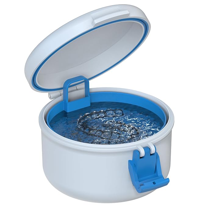 BVN Leak-Proof Denture Bath Cup by BVN