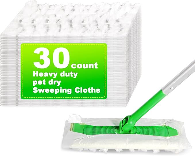 Heavy Duty Dry Sweeping Cloths Pads by Vowanop