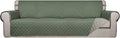 PureFit Reversible Quilted Sofa Cover, Water Resistant Slipcover Furniture by PureFit