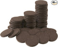 SoftTouch 1" Round Felt Pads – Heavy Duty Self-Stick Furniture Floor Protectors by SOFTTOUCH