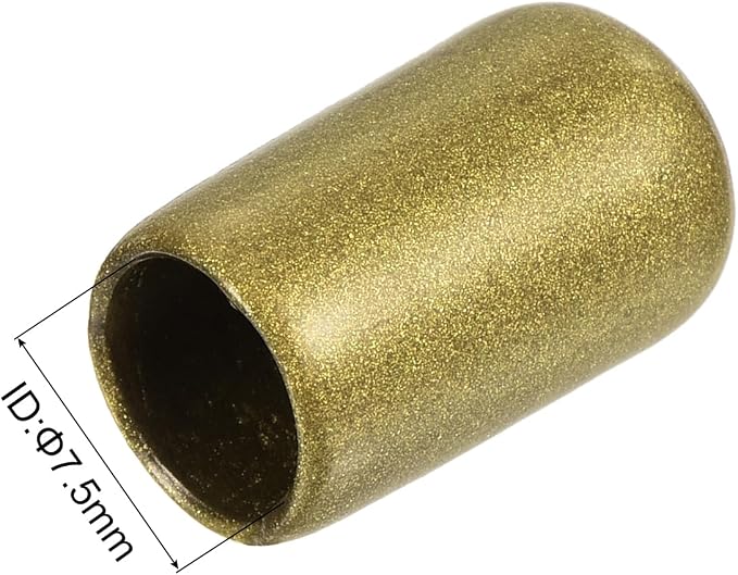 uxcell 20pcs Rubber End Caps 7.5mm ID Vinyl Round Tube Bolt Cap Cover Thread - Image 3