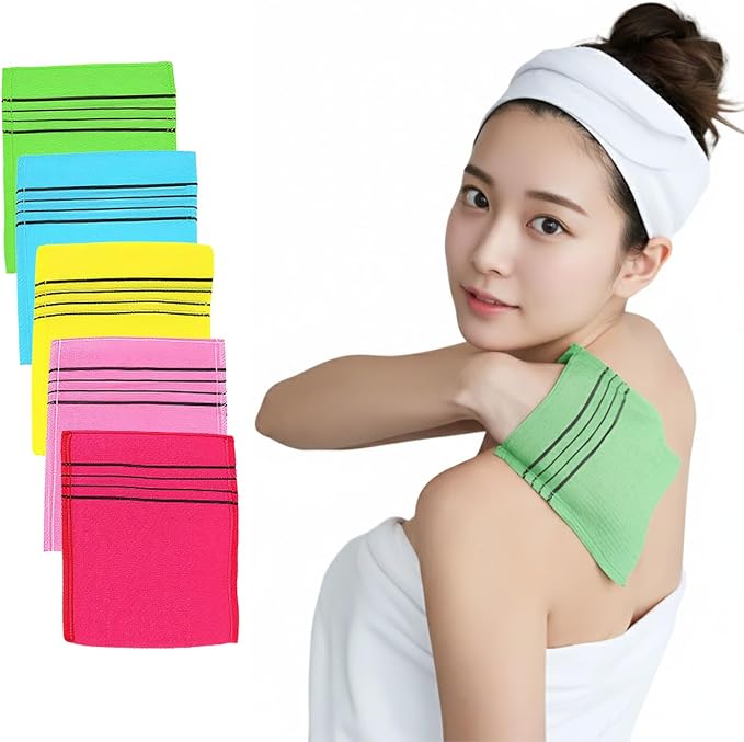 Korean Exfoliating Mitt, Small Size, 5 Colors, Back and Body Exfoliating by NEPURE_OFFICIAL