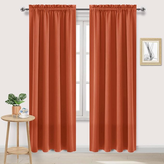 DWCN Blackout Curtains Thermal Insulated, Energy Saving & Noise Reducing by DWCN