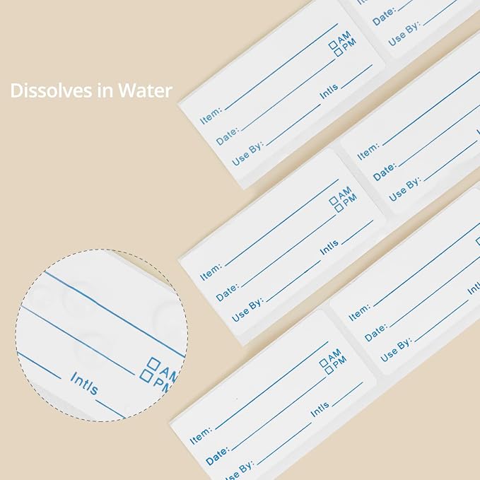 QWORK Dissolvable Food Labels - Image 5