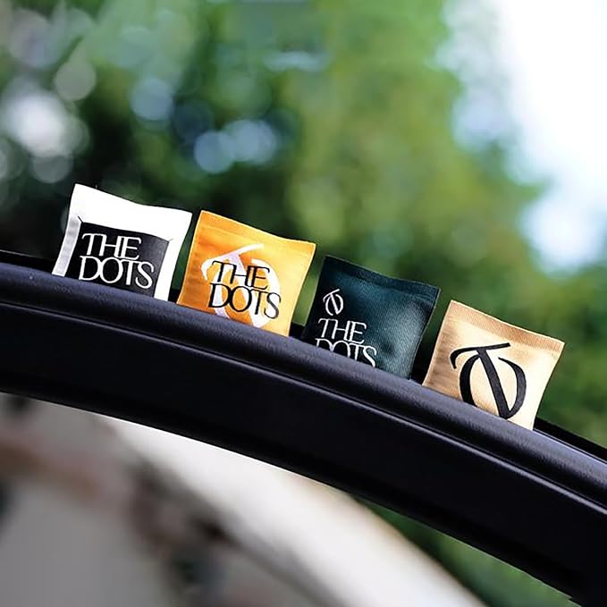 THEDOTS Series Frosted Ebony Car Vent Clip, Fabric Sachet Air Freshener - Image 7