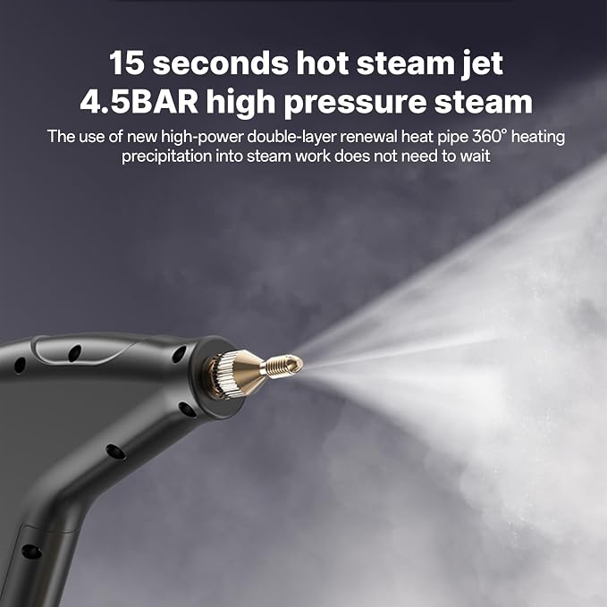 Irishom Handheld Multi-Surface Steam Cleaner - Image 3