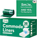 Commode Liners with Absorbent Pads, Universal Disposable Commode/Bed Pan Liners by Unknown