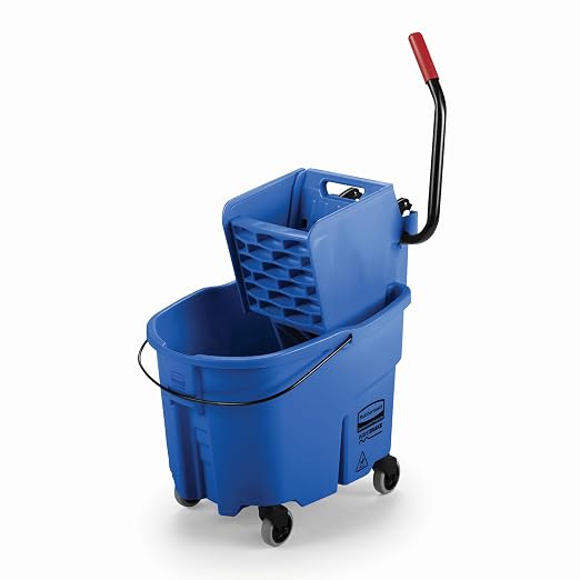 Rubbermaid Commercial Products WaveBrake 35 QT Side-Press Mop Bucket and by RubbermaidCommercialProducts