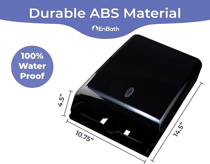 Commercial Paper Towel Dispenser Wall Mount, Holds 500 Multifold, Z Fold - Image 5