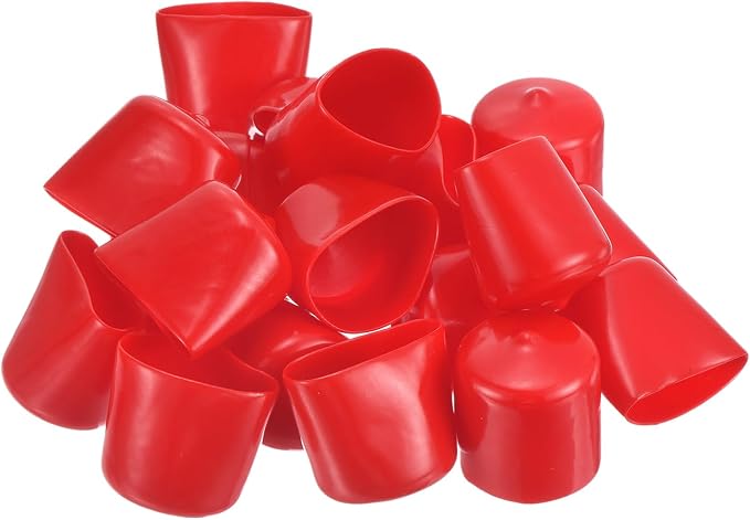 uxcell 20pcs Rubber End Caps 29mm ID Vinyl Round Tube Bolt Cap Cover Thread - Image 4