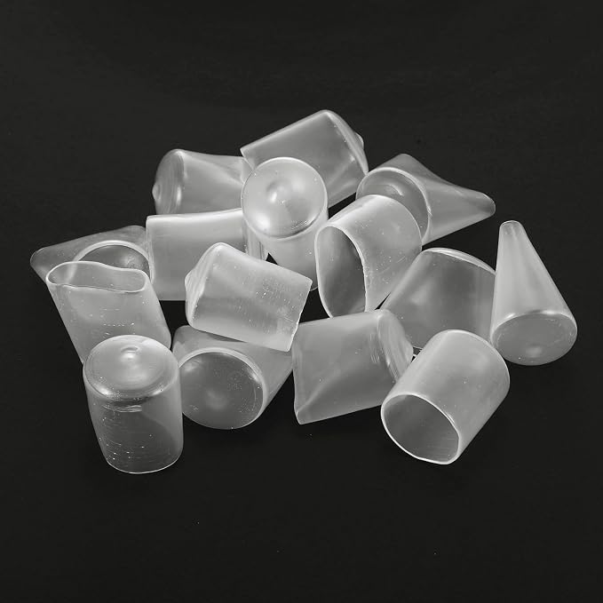 uxcell 20pcs Rubber End Caps Protective Caps 26mm ID Vinyl PVC Round Tube Bolt - Image 4