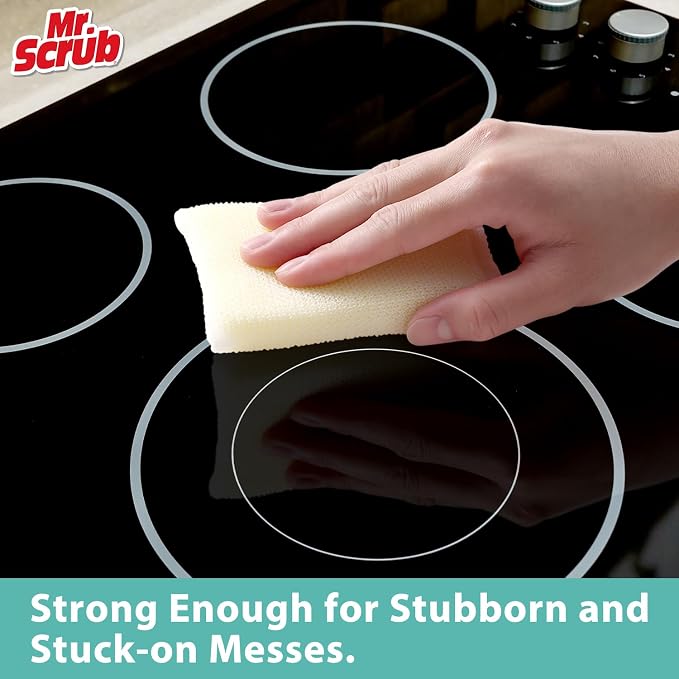 Sponges Kitchen Scrub Dish Sponge Scouring Pad, 48 Pads Cleaning Brush - Image 5