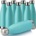 MEWAY 17oz Sport Water Bottle 8 Pack Vacuum Insulated Stainless Steel by MEWAY