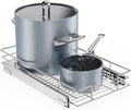 ROOMTEC Pull Out Cabinet Organizer, 1 Tier, Heavy Duty Slide Out Kitchen by ROOMTEC