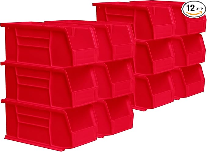 Akro-Mils 30230 AkroBins Plastic Storage Bins, Space-Saving Stackable Bins by Akro-Mils