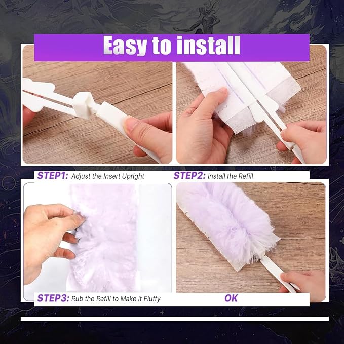 Duster Refills Compatible with Swiffer Duster, Heavy Duty Multi Surface Duster - Image 5