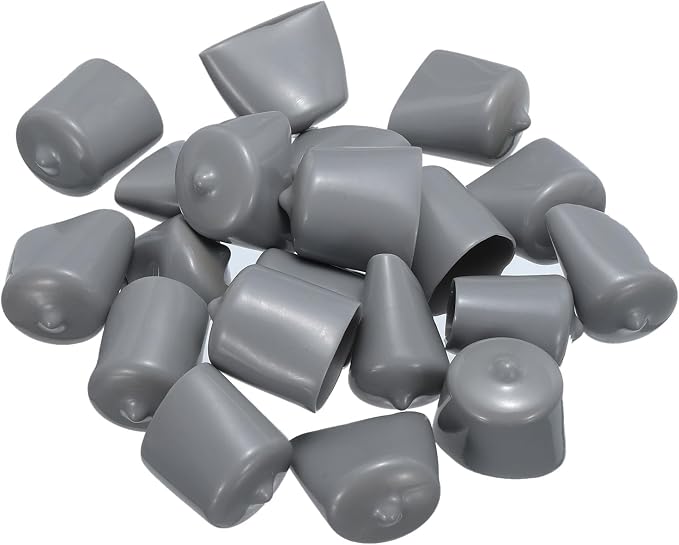 uxcell 20pcs Rubber End Caps 22mm ID Vinyl PVC Round Tube Bolt Cap Cover Screw - Image 4