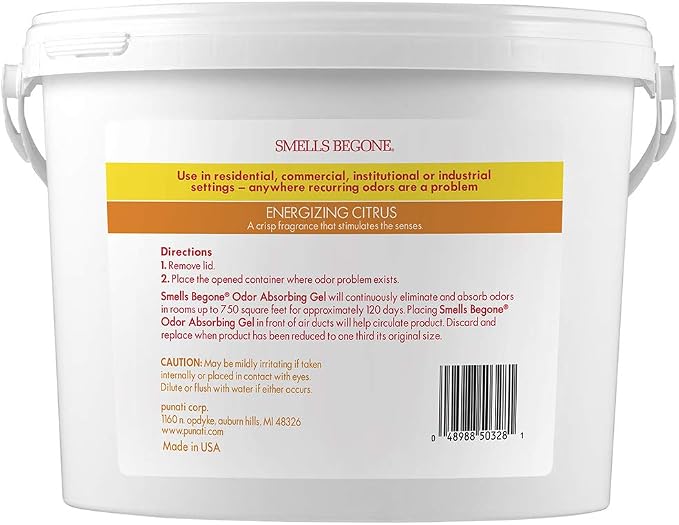 SMELLS BEGONE 1-Gallon Odor Absorber Gel - Image 3
