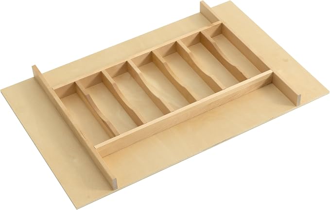 WelFurGeer Premium Wooden Silverware Organizer by WelFurGeer