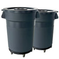 32 Gallon Outdoor Trash Can, Outdoor Trash Can by RedFinches