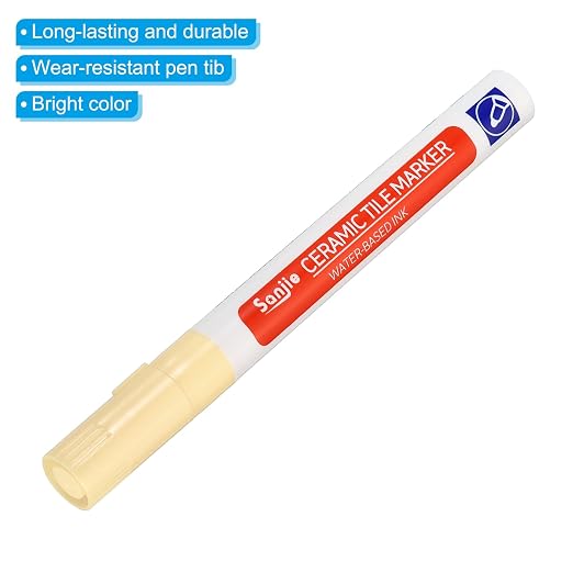 PATIKIL Grout Pen, 4 Pack Beige Tile Marker Waterproof Grout Sealer Pen Tile - Image 4