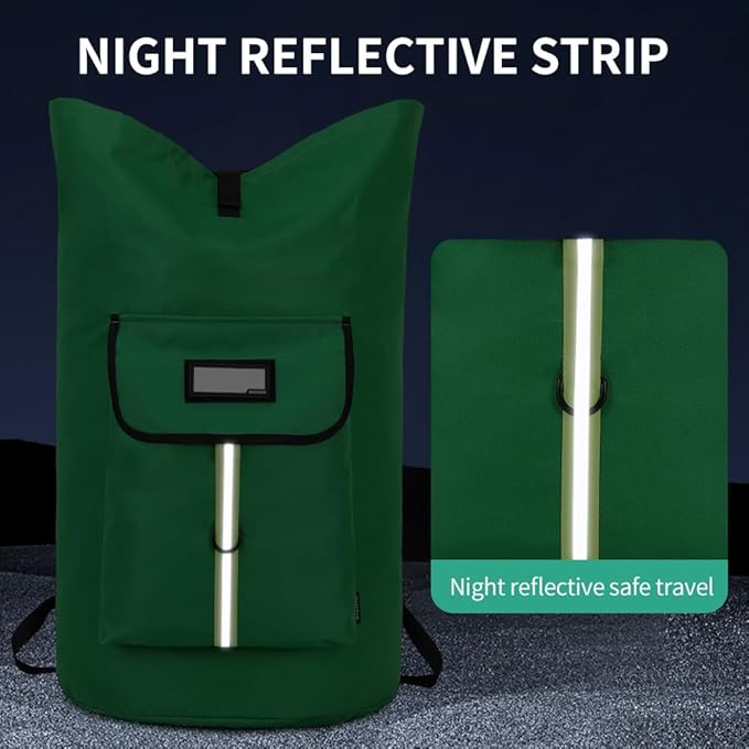 Extra-Large Heavy Duty Laundry Bag Backpack - Image 6