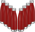 VEGOND 17oz Stainless Steel Water Bottles Bulk, Reusable Metal Sports Water by VEGOND