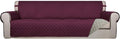 PureFit Reversible Quilted Sofa Cover, Water Resistant Slipcover Furniture by PureFit