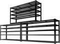 Storage Shelves Heavy Duty 3 PCS, 5-tier Adjustable Metal Industrial Utility by ROOMTEC