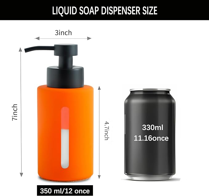 Enra Fall Glass Soap Dispenser - Image 4