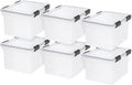 IRIS USA 32 Quart WEATHERPRO Plastic Storage Box by IRISUSA