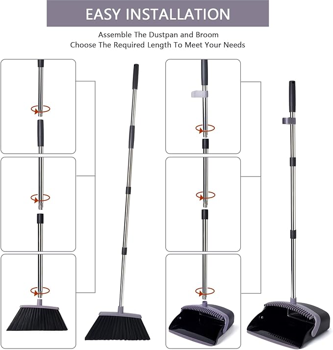 Broom and Dustpan Set, Dustpans - Image 6