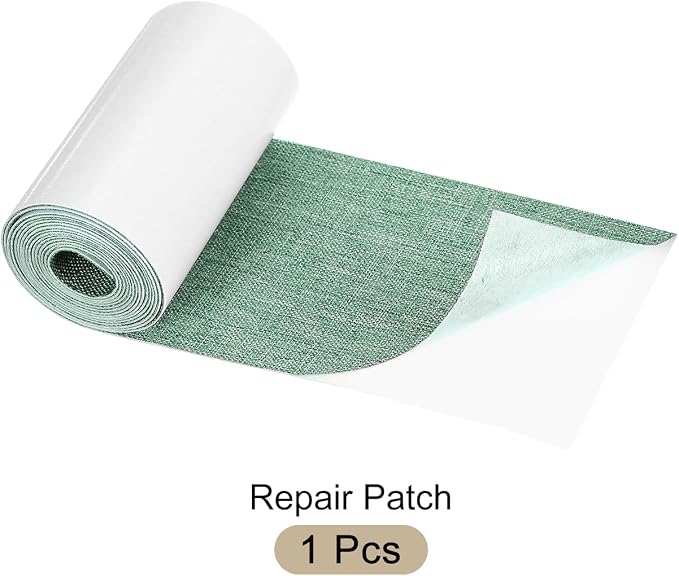 3x60 Inch Green Linen Repair Patch, Self-Adhesive DIY Fabric Repair Patch - Image 7