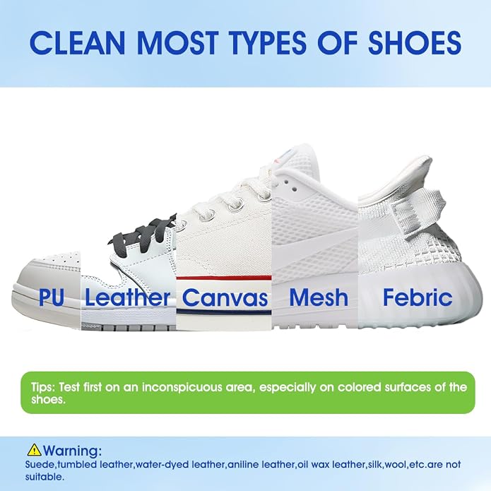 AROIC 50 Pack Shoe Cleaner Wipes, Sneaker Quick Wipes Heavy Duty Stain Removal - Image 6