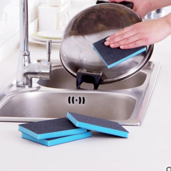 EORTA 8 Pcs Magic Cleaning Sponges Multi-Use Heavy Duty Scrub Scouring Eraser - Image 3