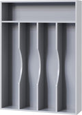Bellsal Grey Utensil Organizer 10 Inch Silverware Tray by Bellsal
