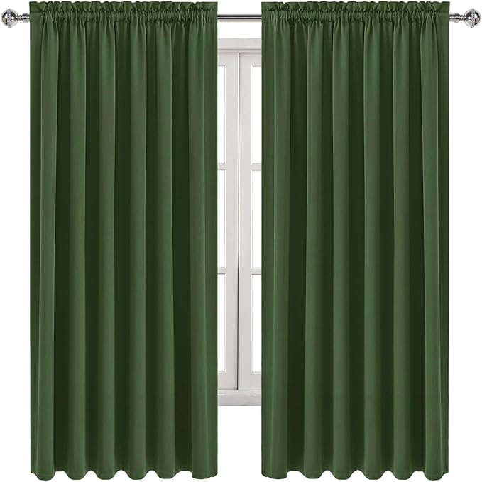 DWCN Blackout Curtains for Living Room Thermal Insulated, Energy Saving & Noise - Image 9