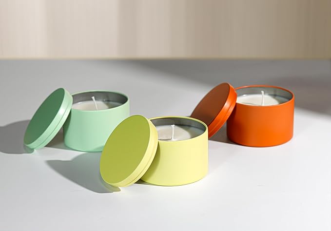 Candle Tins with Lids, 3 Wicks Candle Jars 14oz/420ml Candle Containers 12 Pack - Image 6