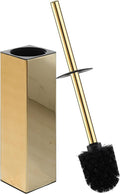 BGL Square Toilet Brush with Holder, Stainless Steel Rubber Painted Toilet Bowl by BGL