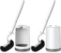 HAMITOR Toilet Bowl Brush Holder Set: Curved Design by HAMITOR