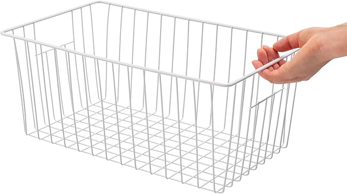 Wire Storage Baskets, Upright Freezer Organizer Bins - Image 7