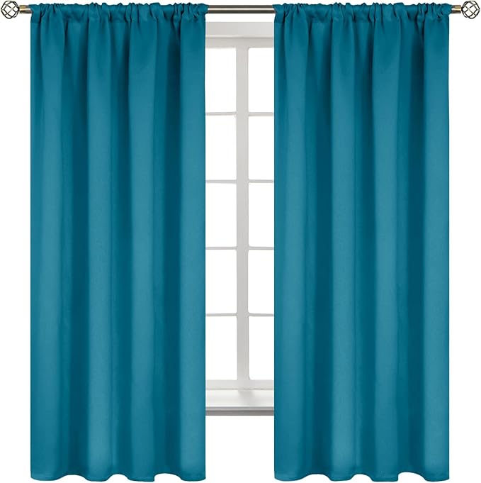 BGment Peacockblue Blackout Curtains by BGment