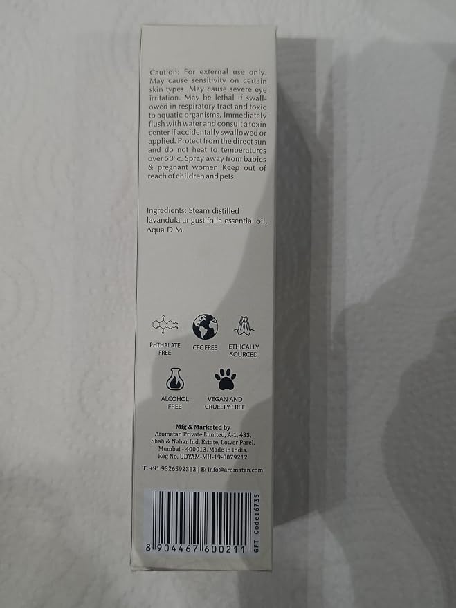 Lavender Room, Linen & Pillow Spray by Aromafume | 100ml/3.38 fl oz | - Image 7