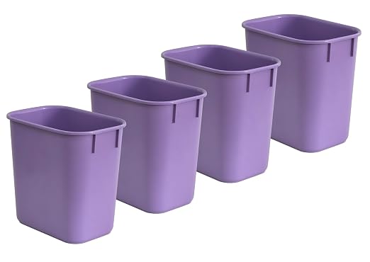 Acrimet Wastebasket, Deskside Bin, 3.25 Gallon/13 Quart/ 12 Liter by Organizingyourlife