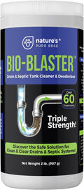 Enzyme Drain and Septic Cleaner and Friendly Bacteria Booster. Extra Large 2 by NaturesPureEdge